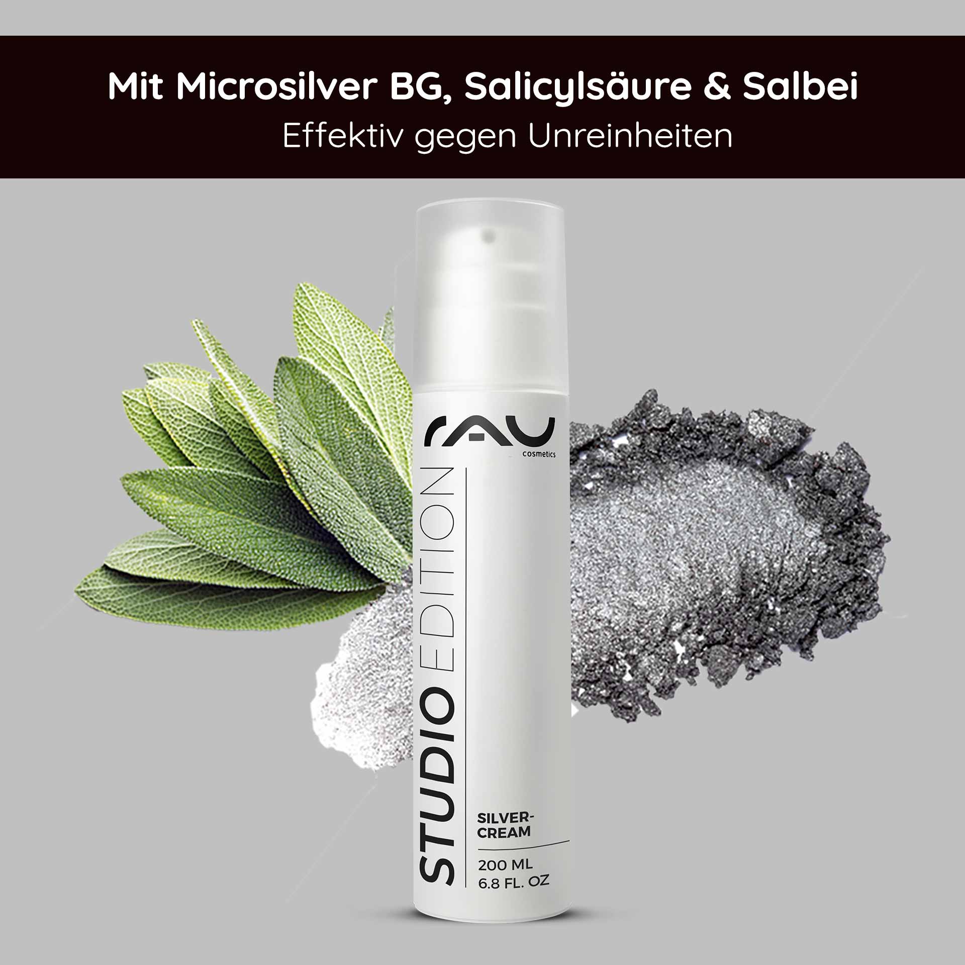 Silvercream 200 ml für unreine Haut mit Mikrosilber