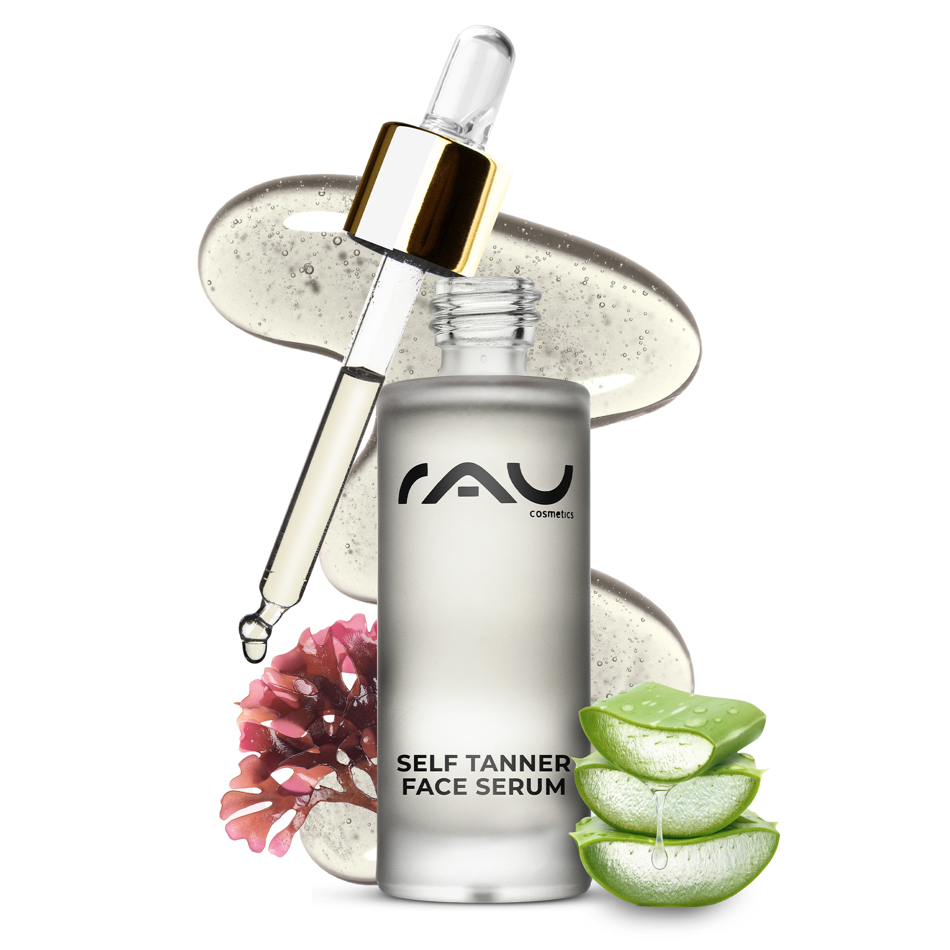 Self Tanner Face Serum  30 ml Natürlicher Selbstbräuner Flasche