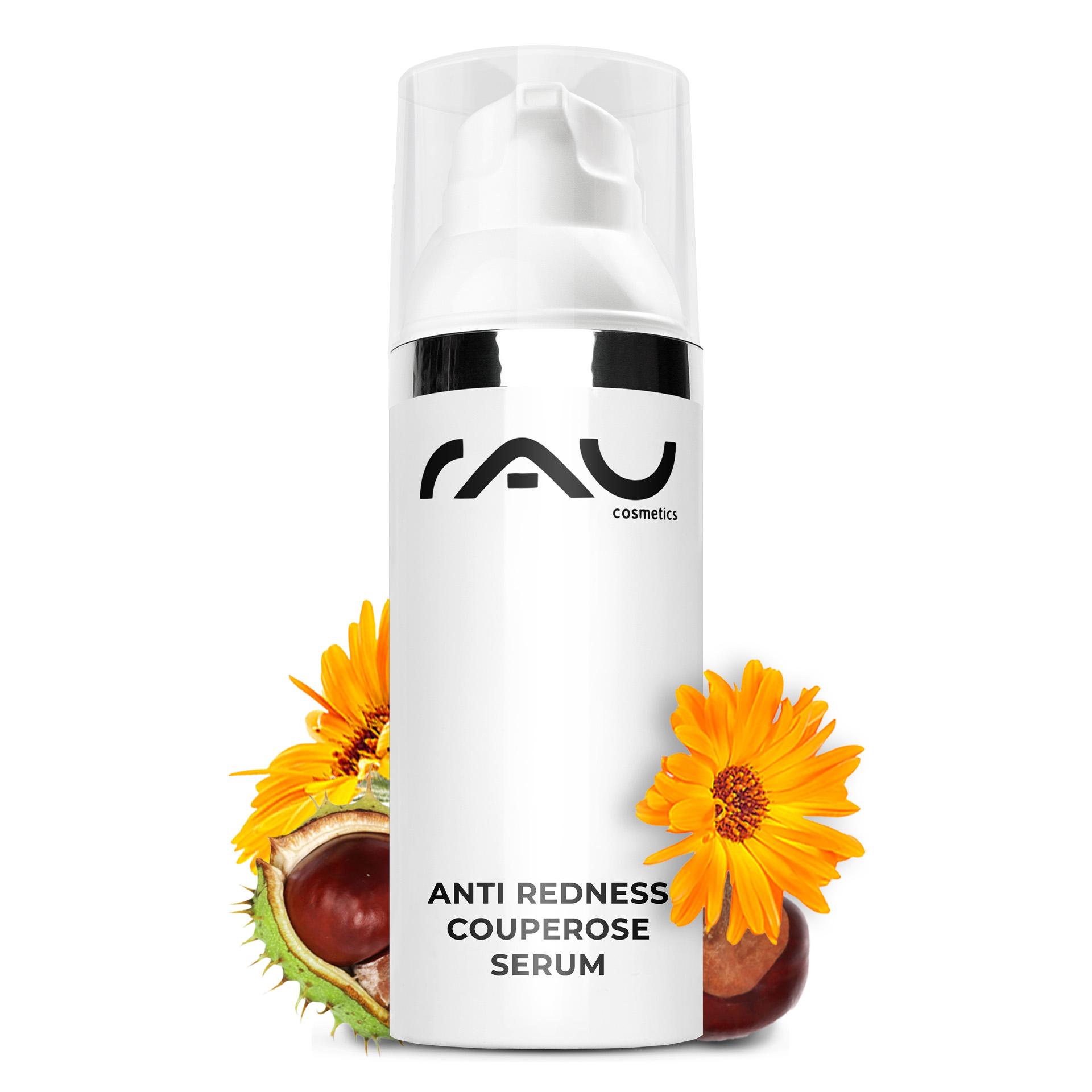 Anti Redness Couperose Serum 50 ml bei Rosacea - wirkt Rötungen entgegen Flasche, Shaker