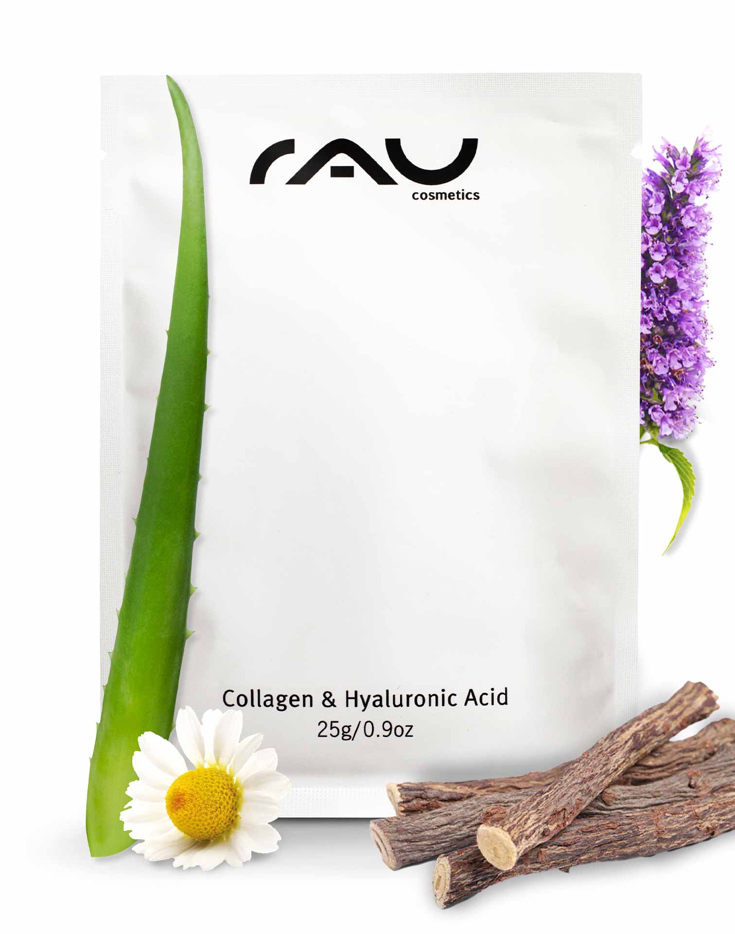Collagen & Hyaluronic Acid Mask Vliesmaske mit Panthenol