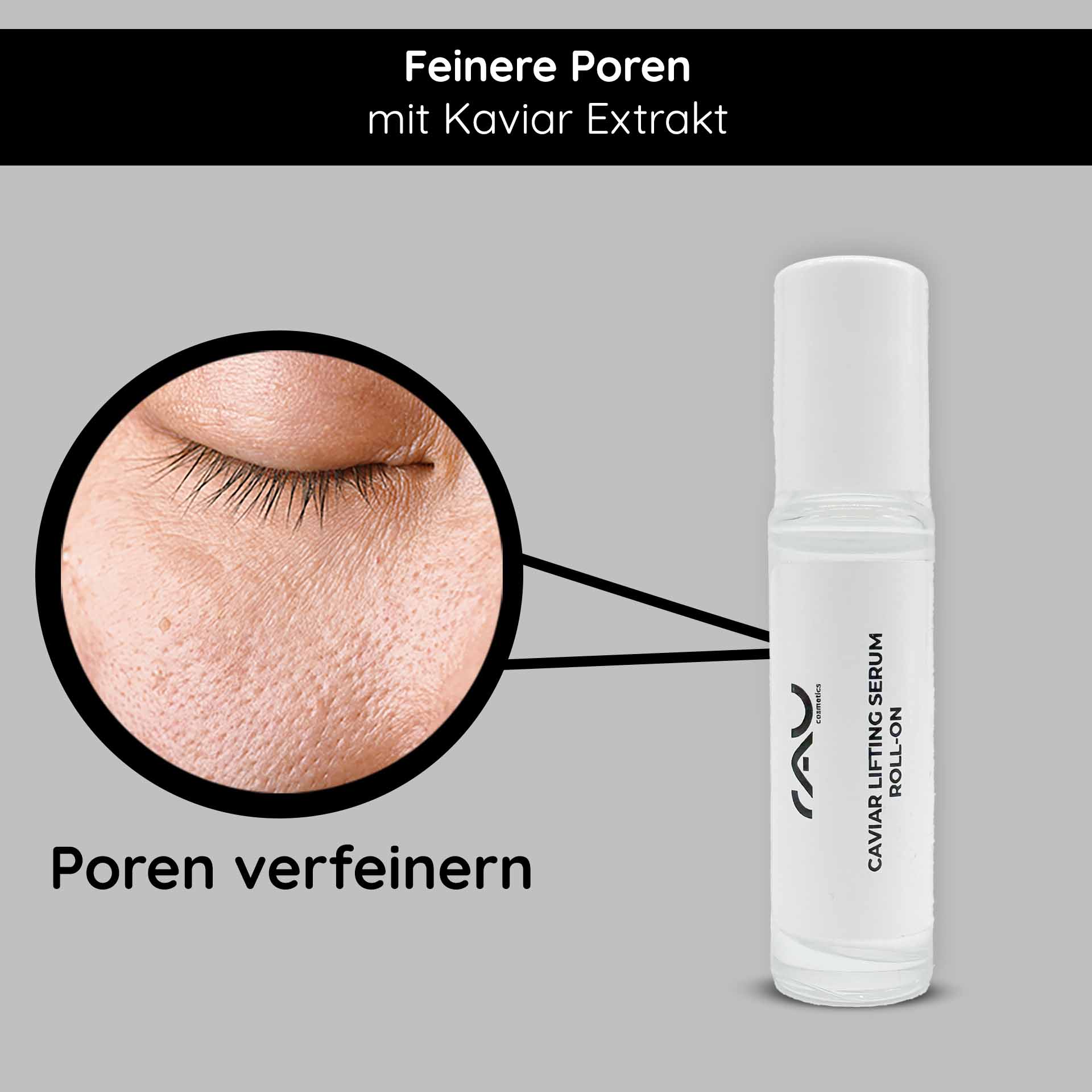 Caviar Lifting Serum Roll-On 10 ml mit Reproage & Kaviar-Extrakt