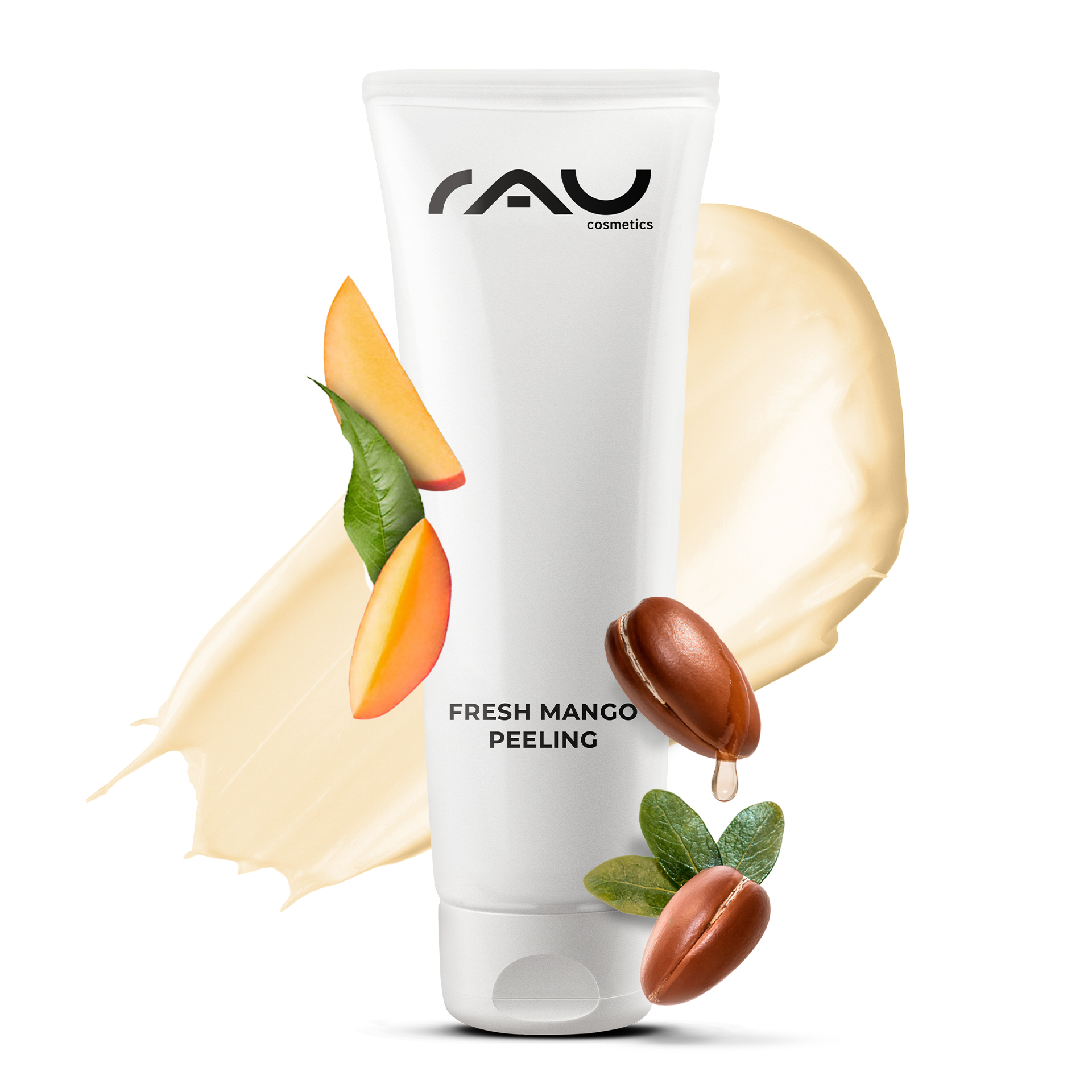 Fresh Mango Peeling 75 ml Enzymepeeling mit Mangoduft für feine Poren  Flasche, Lotion