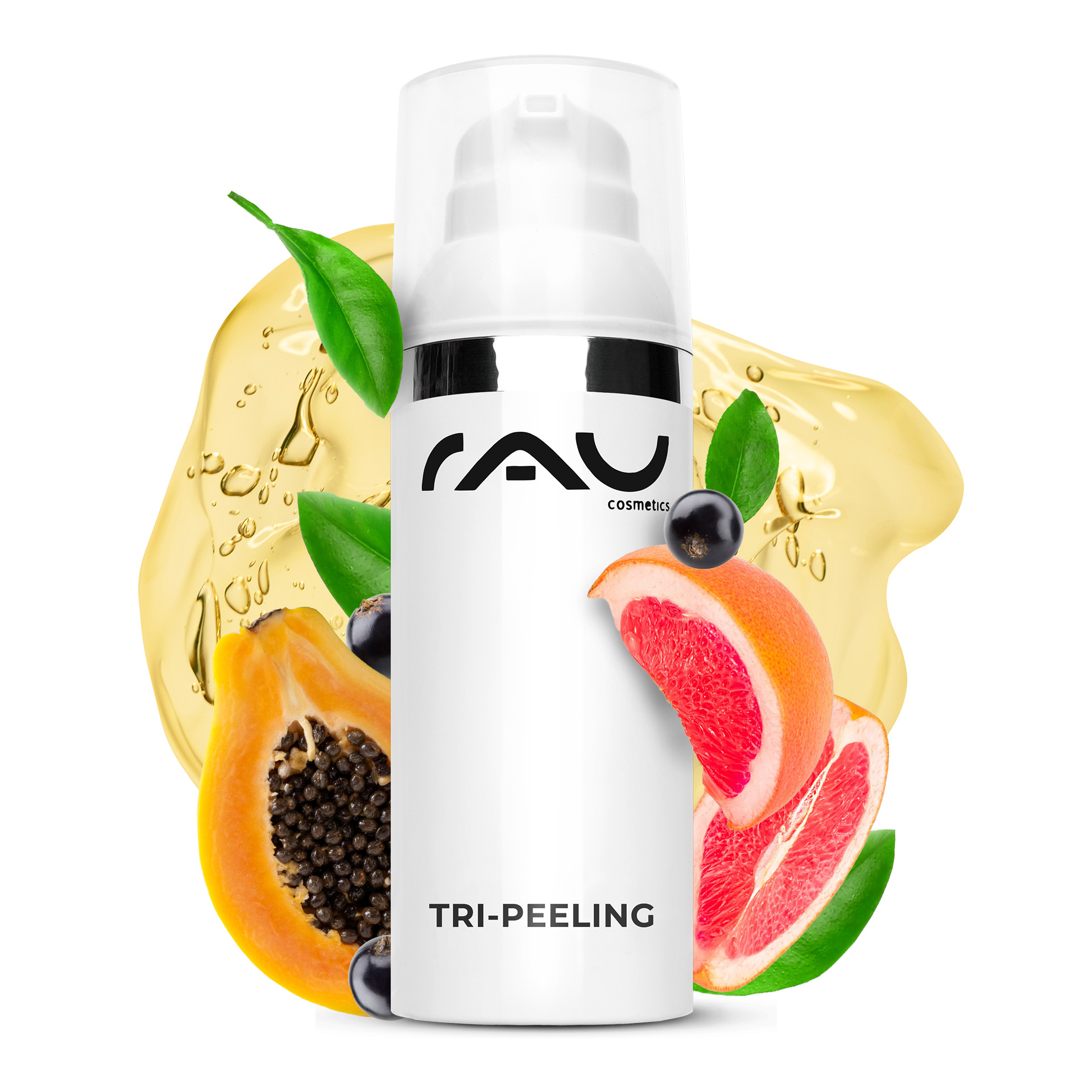 Tri-Peeling 50 ml Enzym- & Fruchtsäurepeeling Essen, Obst, Produzieren, Zitrusfrüchte, Grapefruit