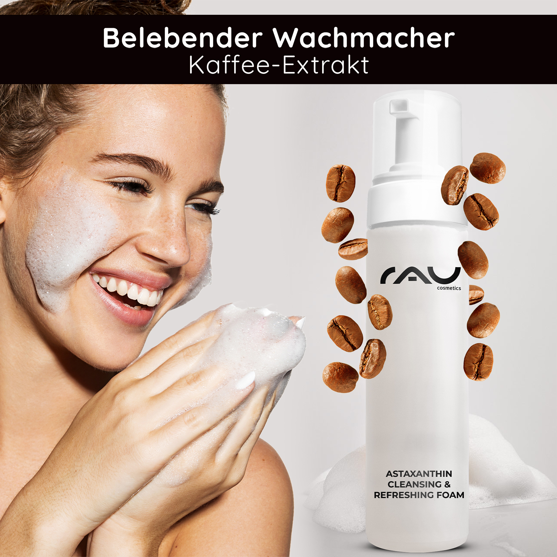 Astaxanthin Cleansing & Refreshing Foam 200 ml Reinigungsschaum Kopf, Person, Gesicht, Erwachsener, Frau