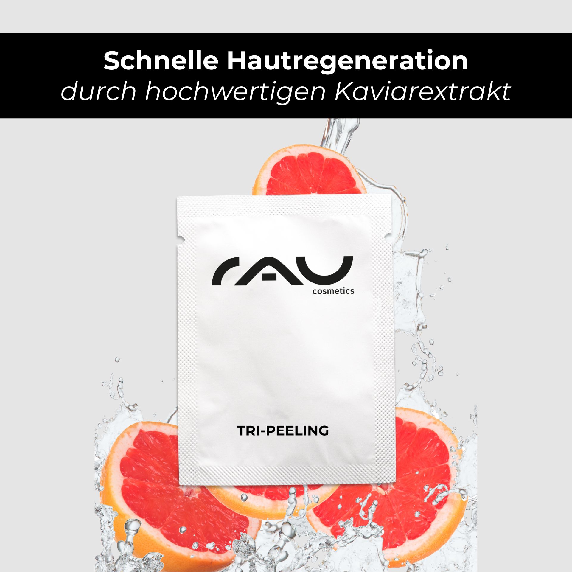 RAU Tri-Peeling 5 ml - Enzym- & Fruchtsäurepeeling mit Papaya und Weißem Tee