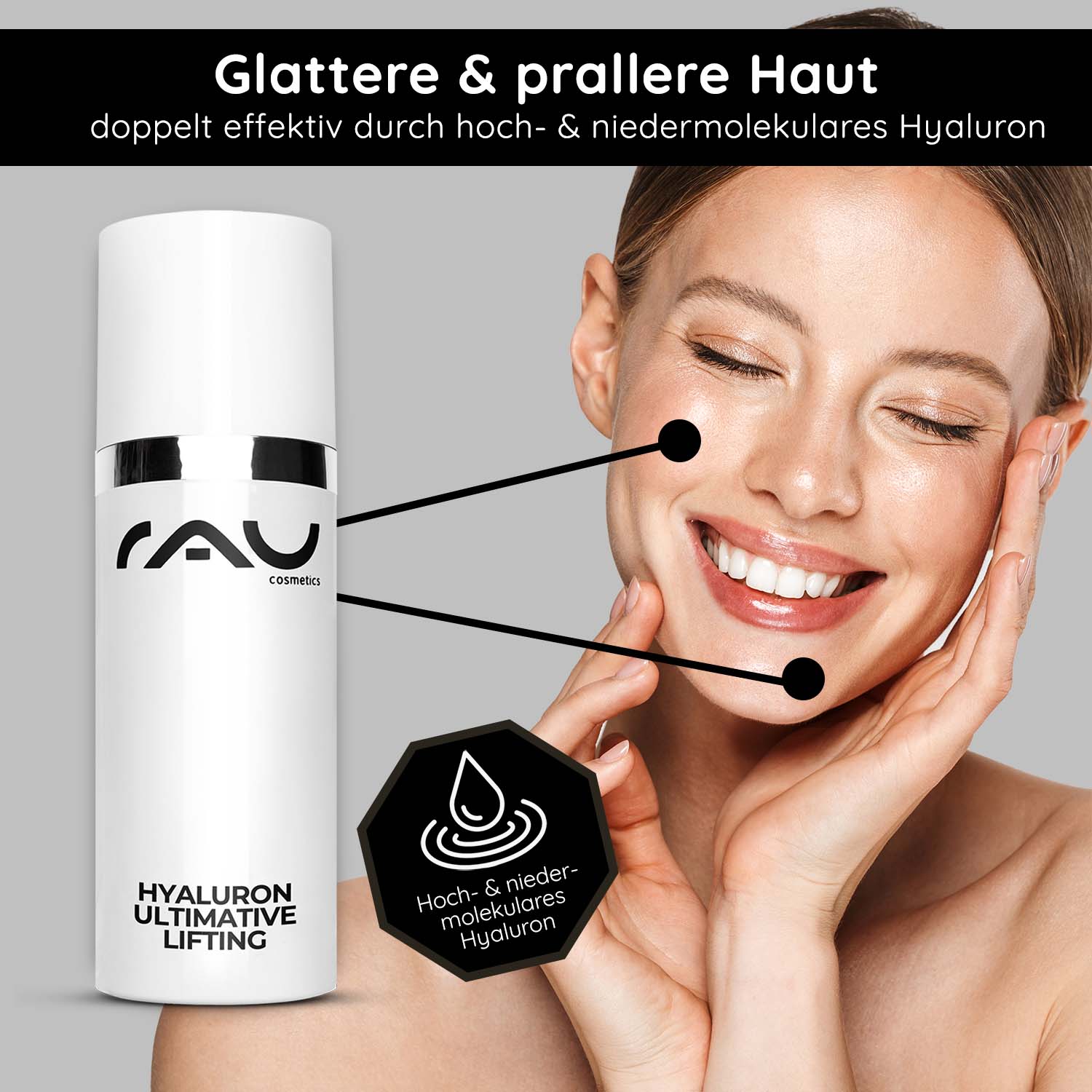 Hyaluron Ultimative Lifting 50 ml Hyaluron Lifting Gel für trockene Haut