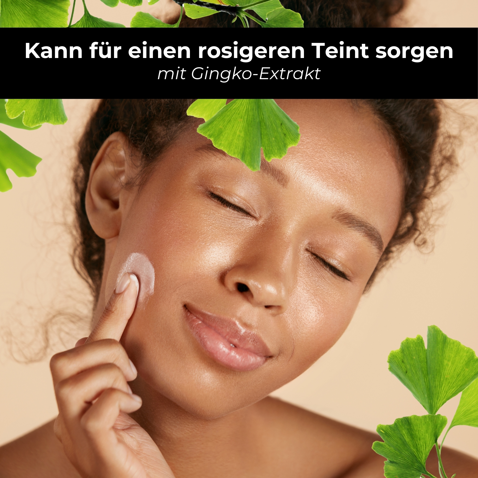O2 Mask 50 ml Maske mit Aloe Vera, Arnika und Ginkgo Kopf, Person, Gesicht, Erwachsener, Frau