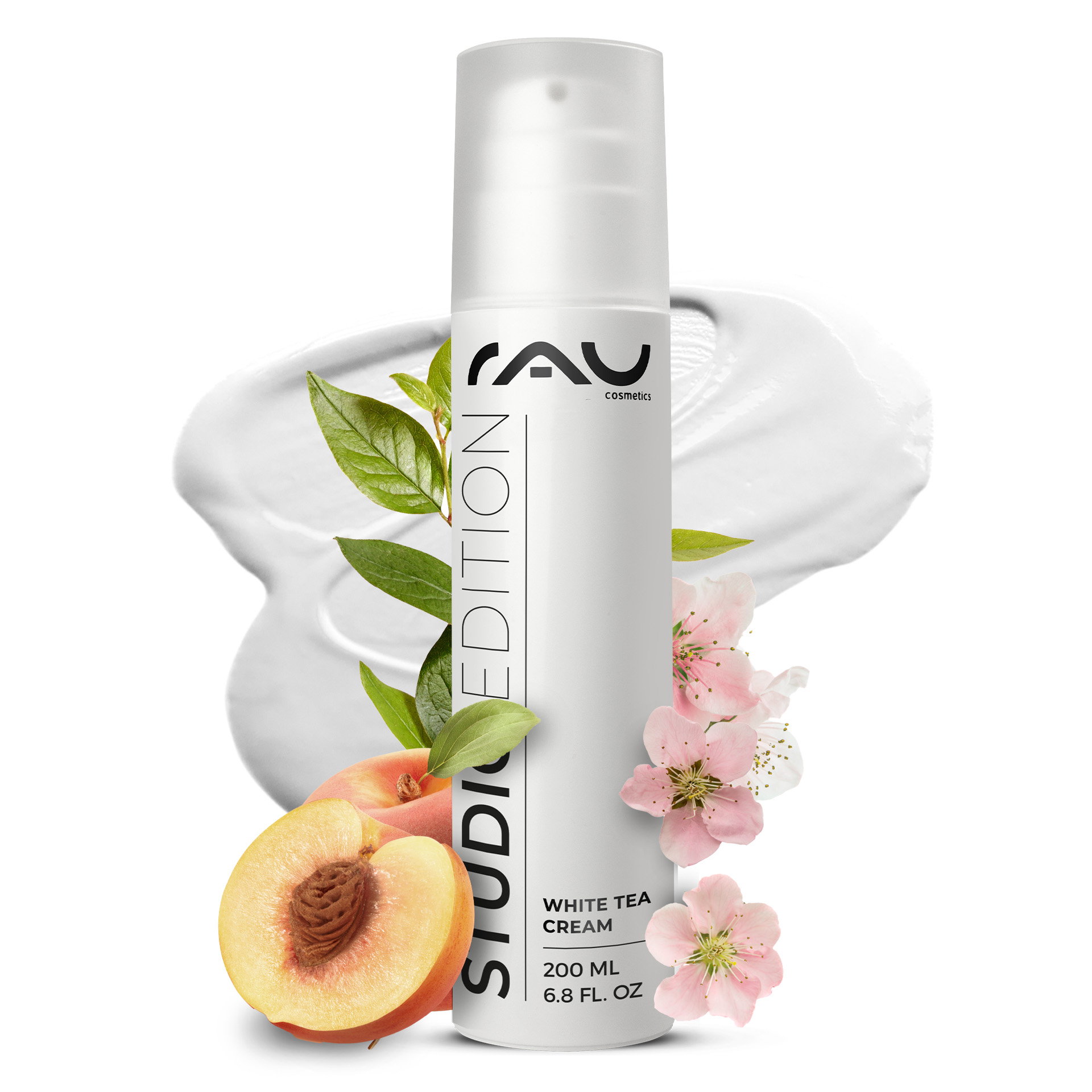 White Tea Cream 200 ml Anti Aging Creme mit Weißem Tee Essen, Obst, Pflanze, Produzieren