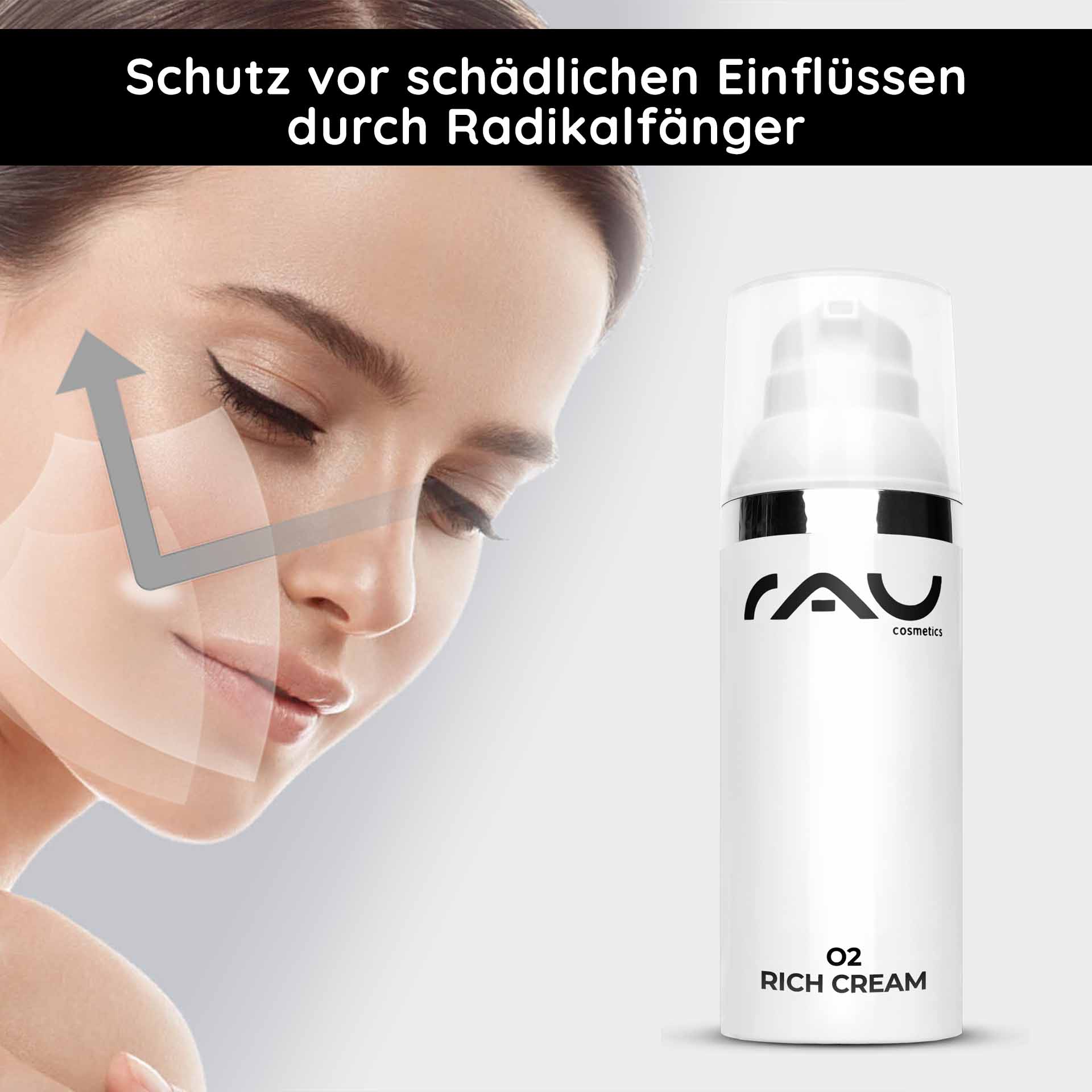 O2 Rich Cream 50 ml Reichhaltige Nachtcreme bei trockener Haut mit Gingko